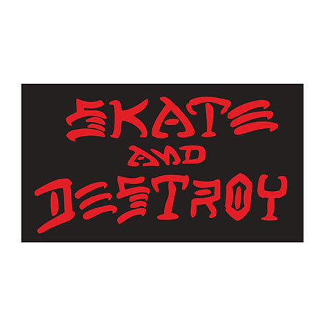 THRASHER SKATE AND DESTROY STICKER