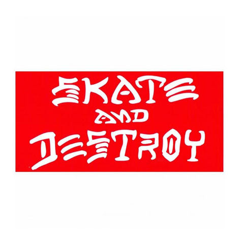 THRASHER SKATE AND DESTROY STICKER