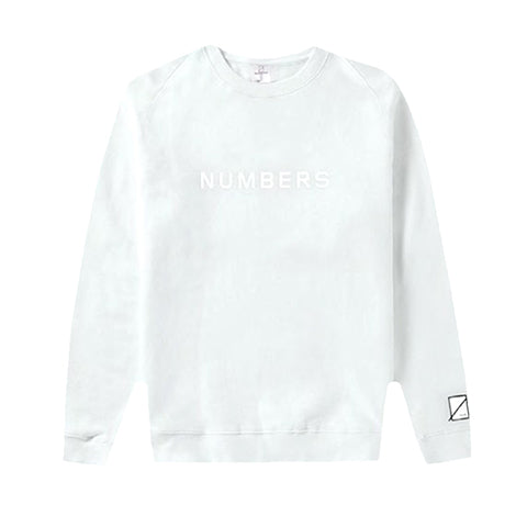 EMBROIDERED WORDMARK CREW FLEECE