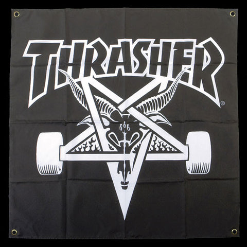 THRASHER SKATE GOAT BANNER